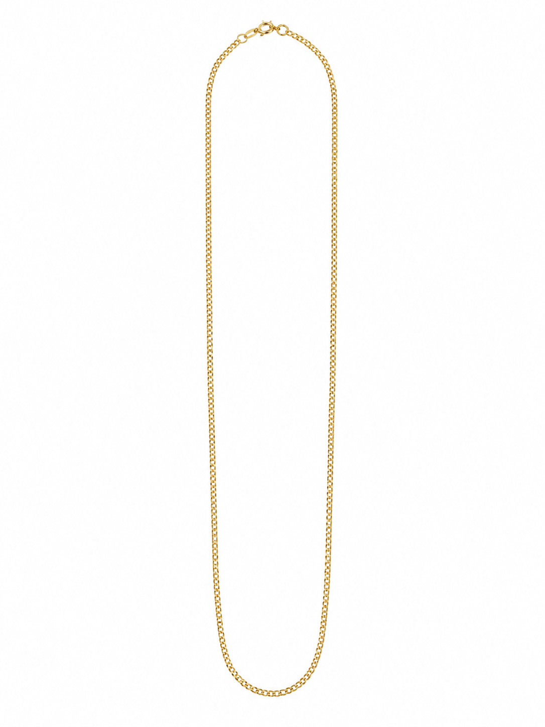 Corrente Masculina Elo Um por Um Groumet Light Ouro 18k