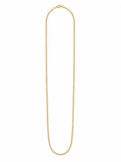 Corrente Masculina Elo Um por Um Groumet Light Ouro 18k