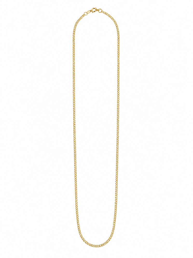 Corrente Masculina Elo Um por Um Groumet Light Ouro 18k