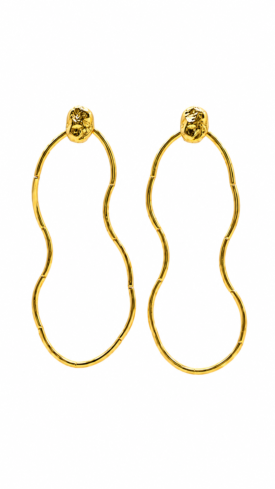 Brinco Essence Orgânico Ouro 18k