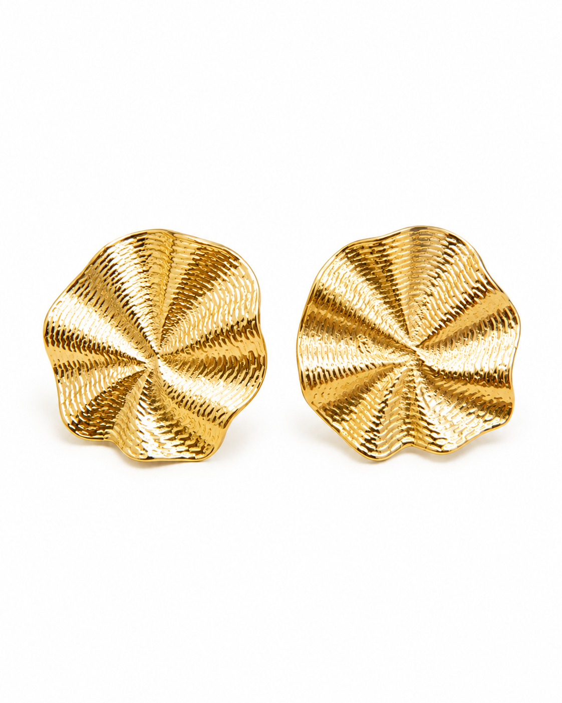 Brinco Circular Desregular MontClair Ouro 18k