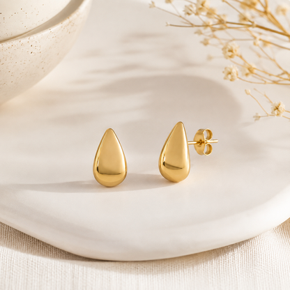 Brinco Gota Smart Lisa Ouro 18k