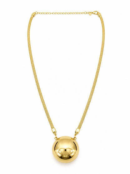 Colar Fio Alemão Esfera Ouro 18k