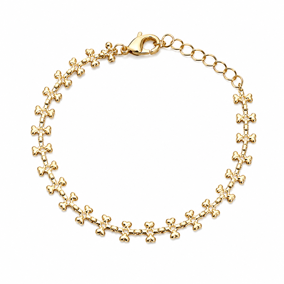 Pulseira Mini Duplo Coração MontClair Ouro 18k