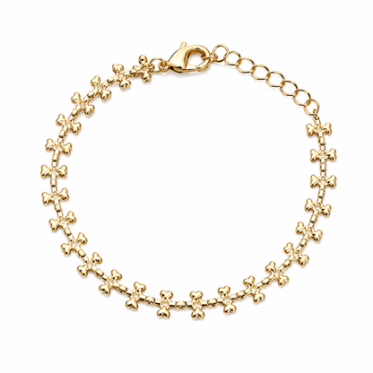 Pulseira Mini Duplo Coração MontClair Ouro 18k