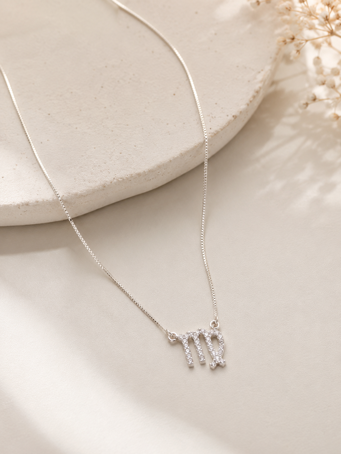 Colar Signo Virgem Prata 925