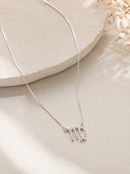 Colar Signo Virgem Prata 925