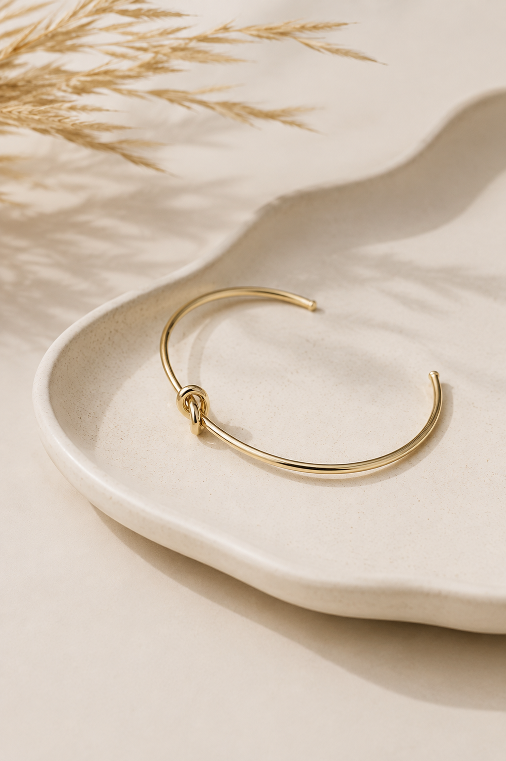 Bracelete Nó Inspiração Ouro 18k