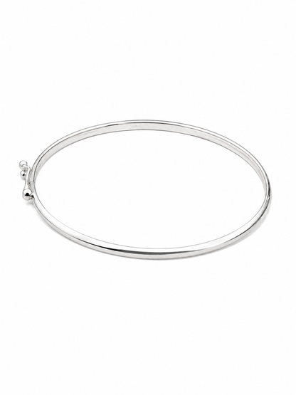 Bracelete Arredondado Prata 925