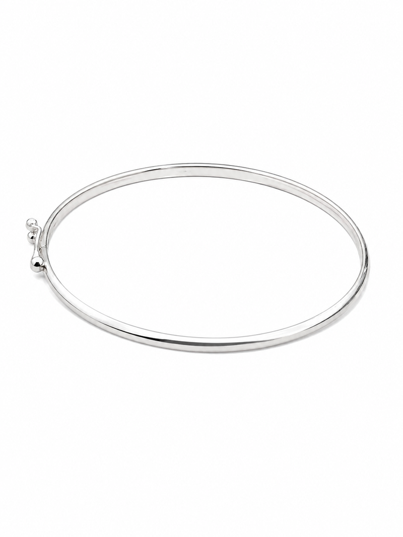 Bracelete Arredondado Prata 925