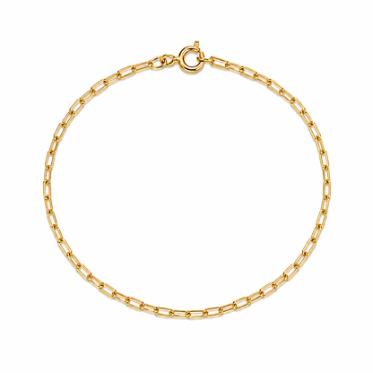 Pulseira Masculina Cartier Alongada Mini Ouro 18k
