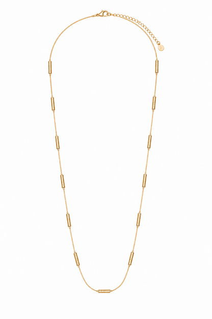 Colar Longo Canutilho Fosco Ouro 18k