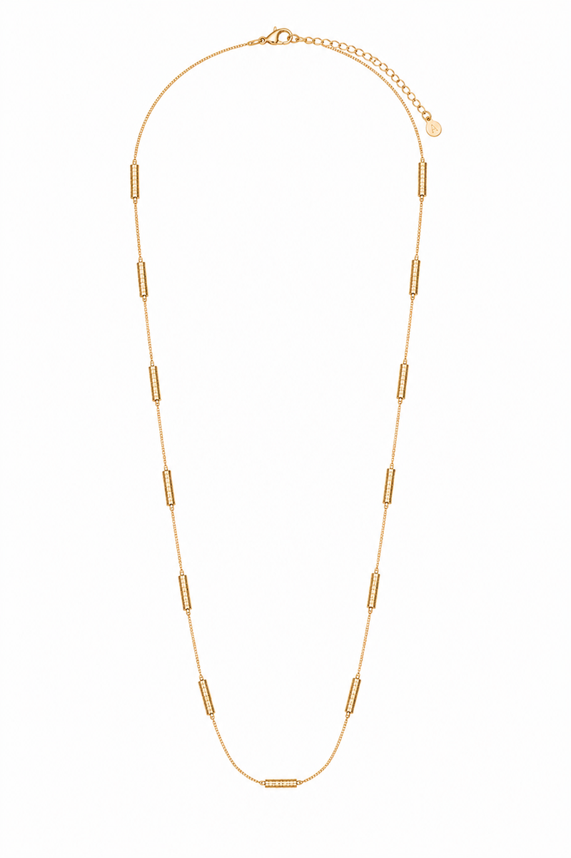 Colar Longo Canutilho Fosco Ouro 18k