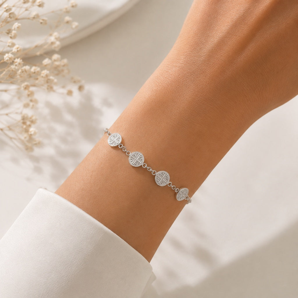 Pulseira São Bento Prata 925