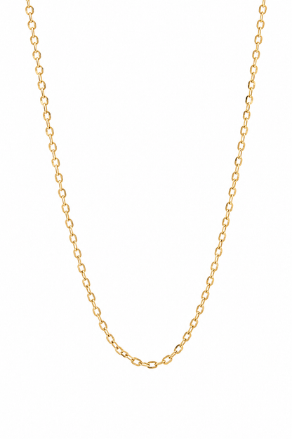 Corrente Elo Cadeado Ouro 18k