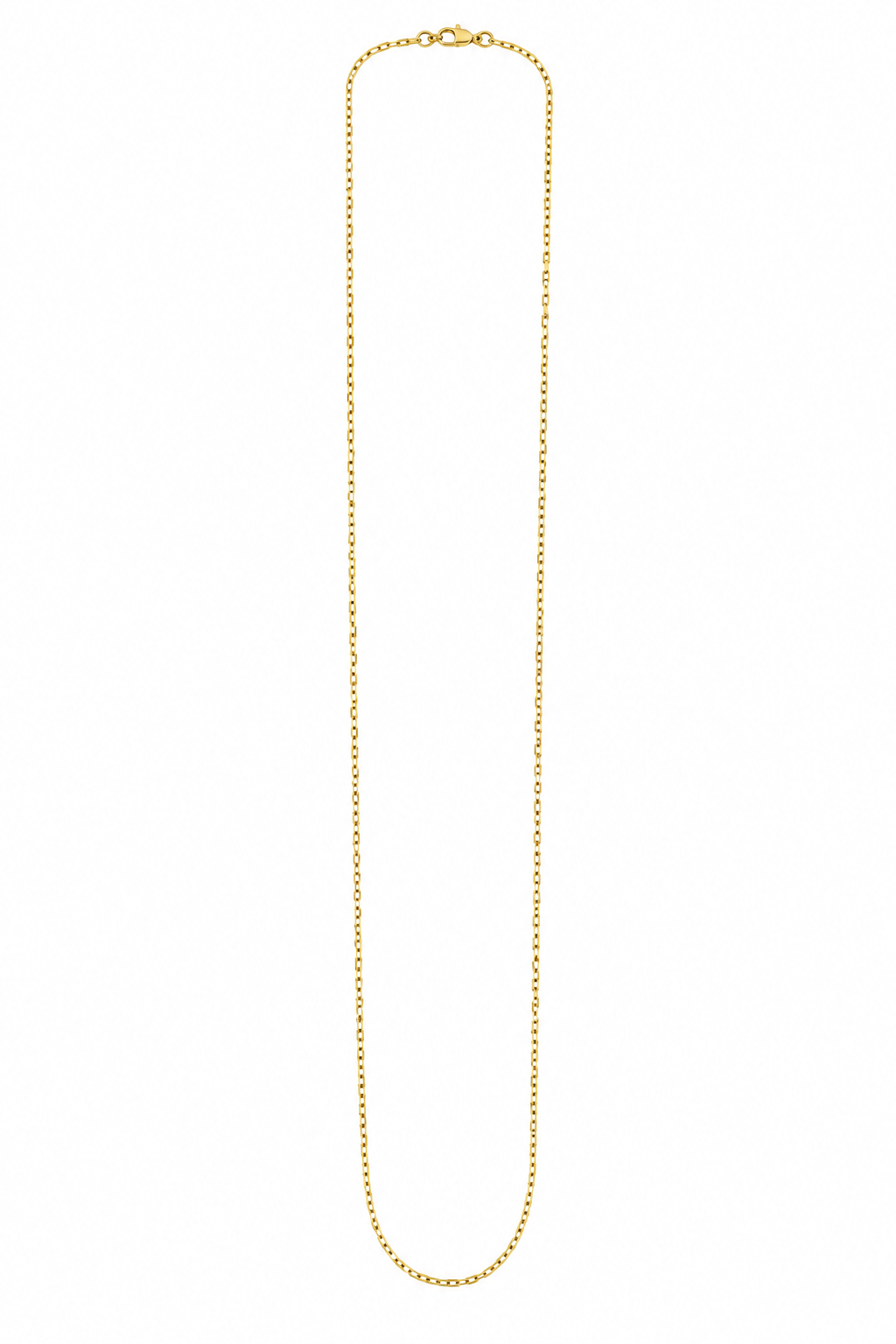 Corrente Masculina Elo Cartier Mini Puffer Ouro 18k