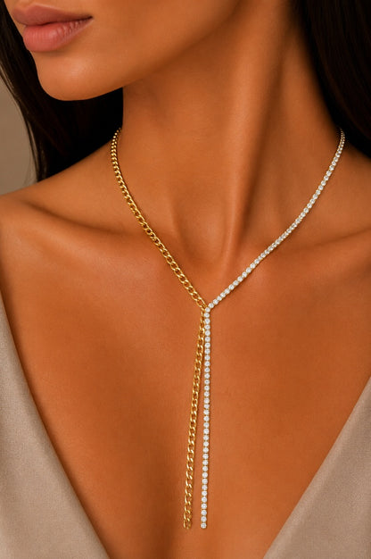 Gravata Cartier com Riviera Ouro 18k