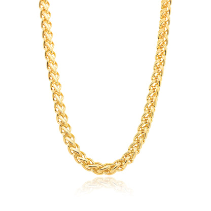 Colar Trançado Bold Folheado em Ouro 18K