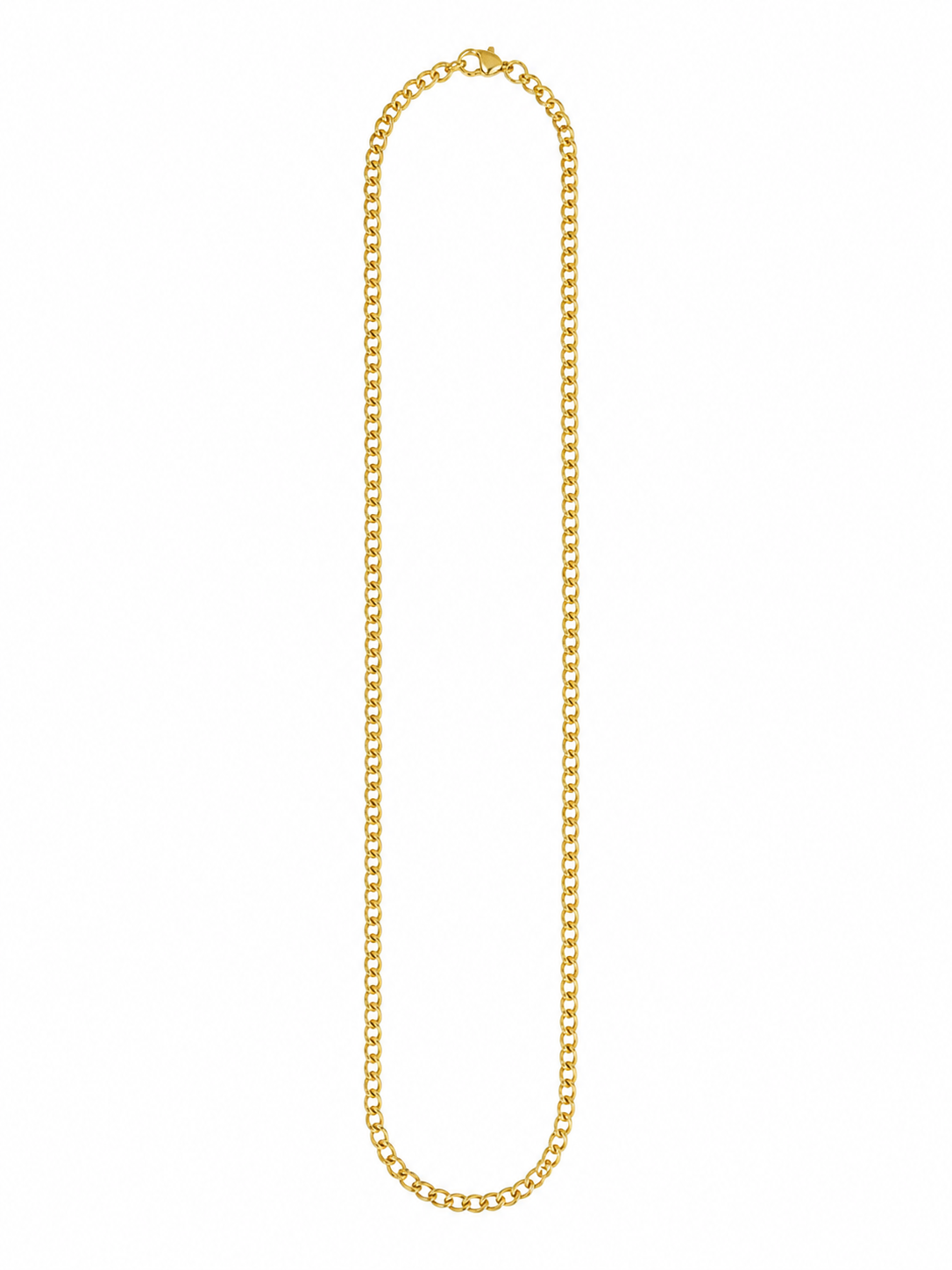 Corrente Masculina Elo Um por Um Groumet Ouro 18k