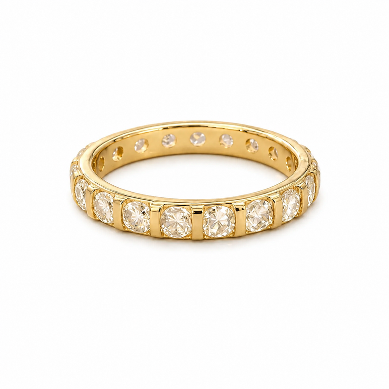 Anel Rainbow Citrino Ouro 18k