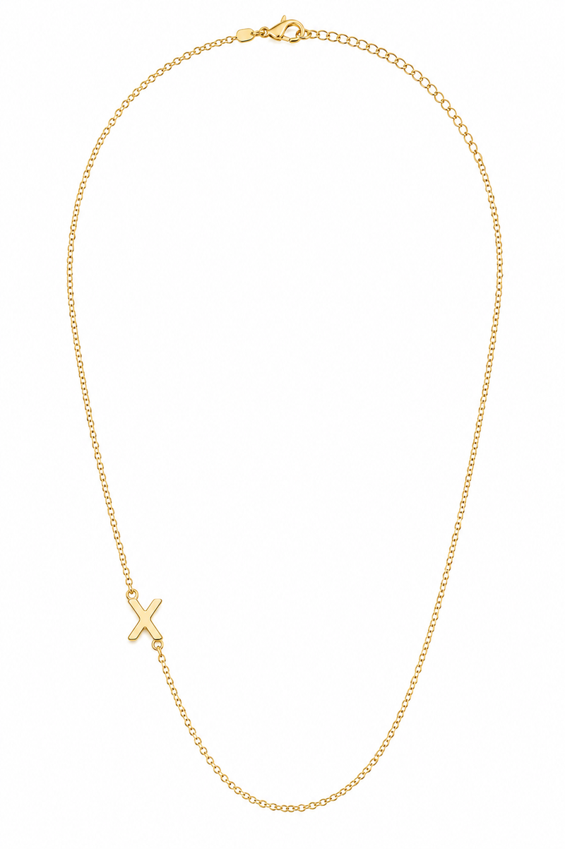 Colar Cartier Letra X Ouro 18k