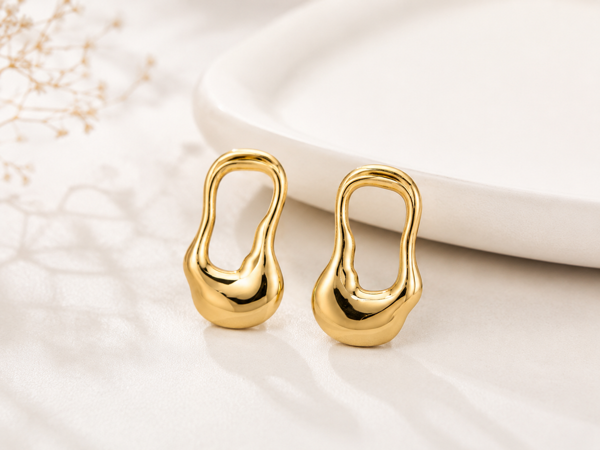 Brinco Nébula Ouro 18k