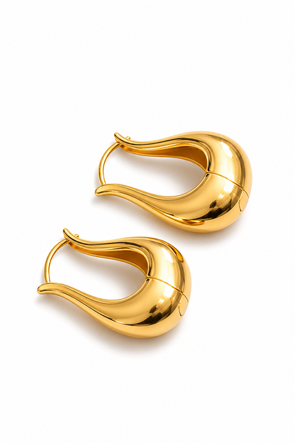 Brinco Argola Ravello Grande Ouro 18k