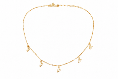 Choker Cartier Coração Esticado Ouro 18k