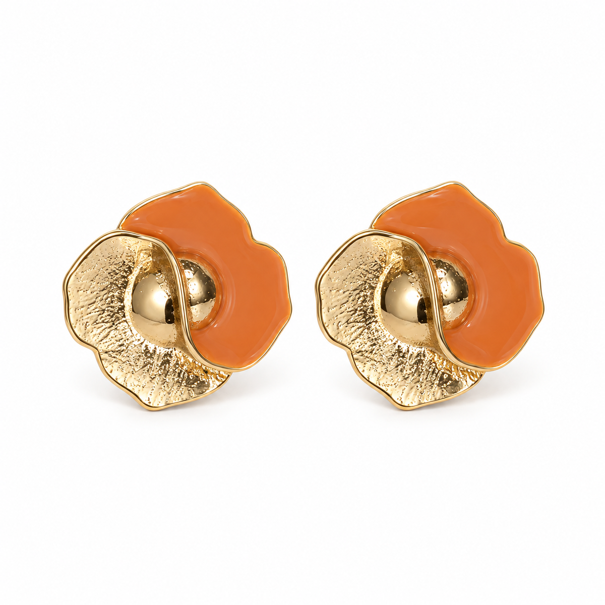 Scarlat SKU 15331 foto 1 | Brinco Pétalas de Gaia Ouro 18k