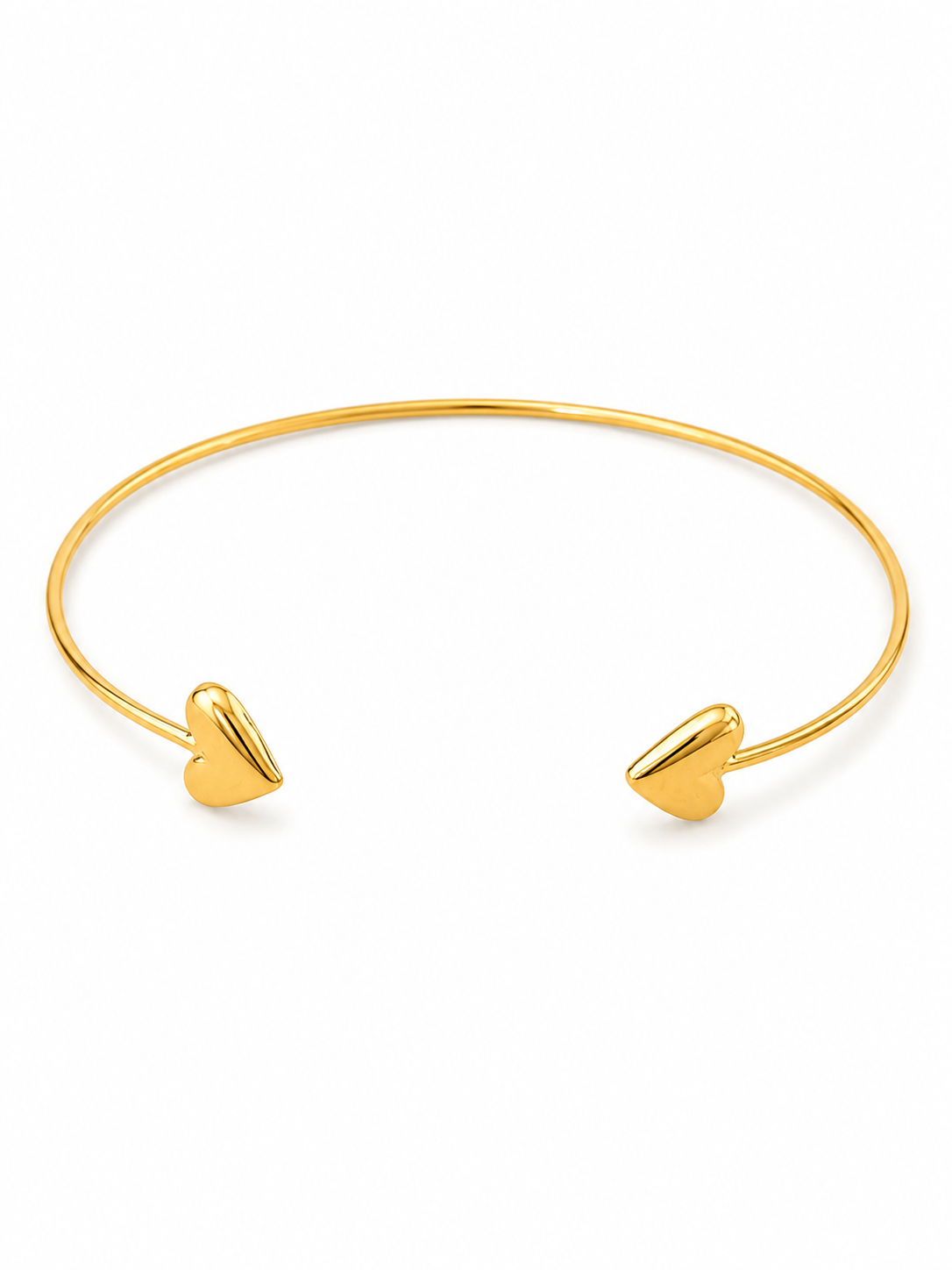 Choker Aro Coração Ouro 18k
