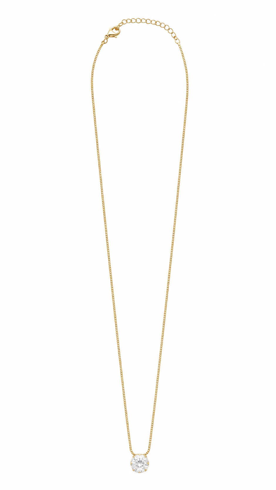 Colar Veneziana Ponto de Luz 6mm Zircônia Ouro 18k