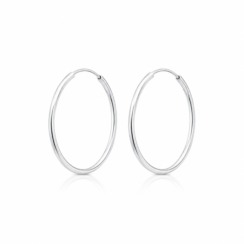 Brinco Argola de Fio GG Prata 925