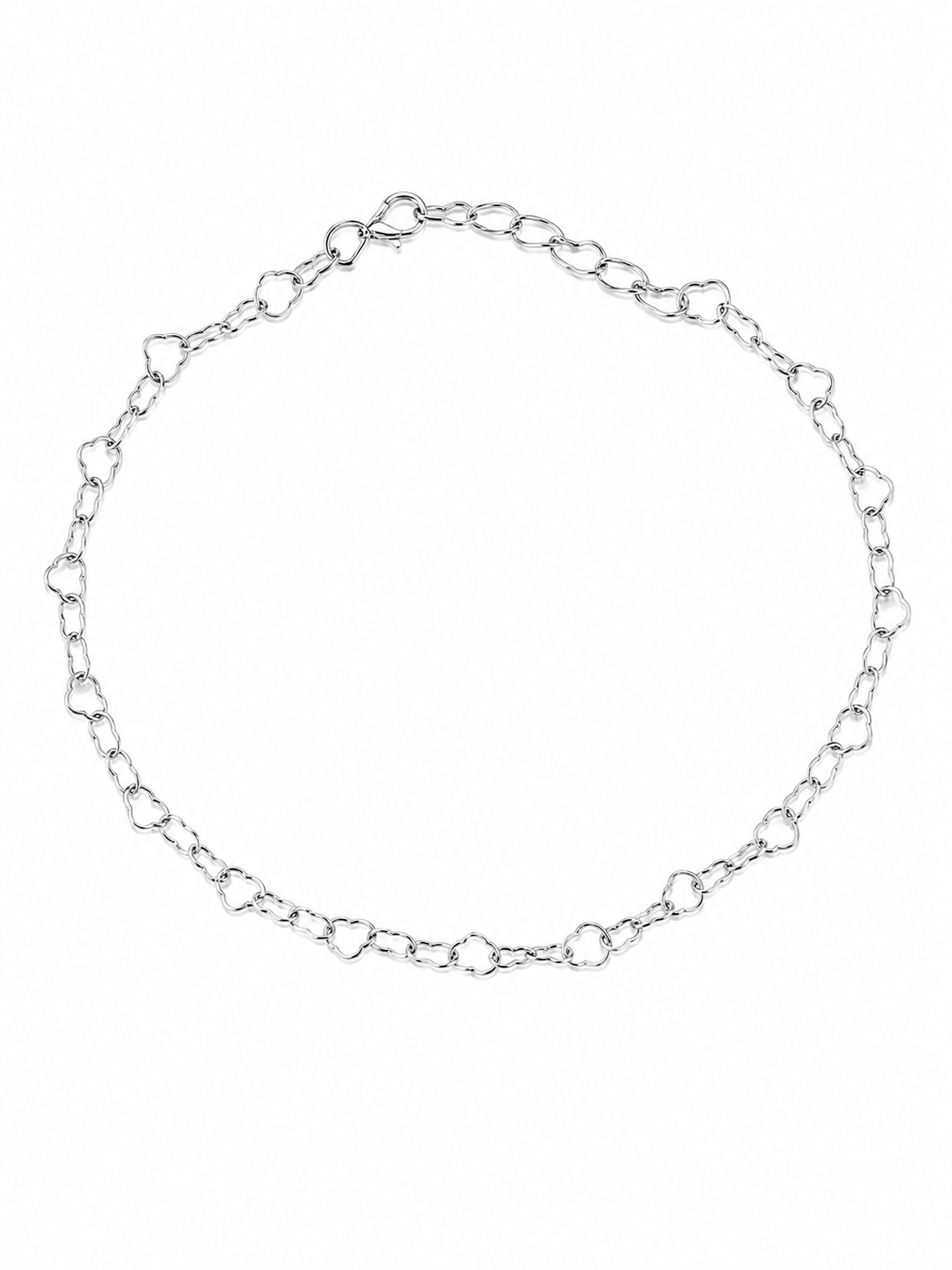 Pulseira Elo Coração Prata 925