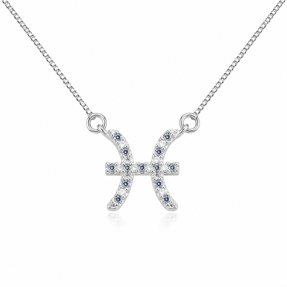 Colar Signo Peixes Prata 925