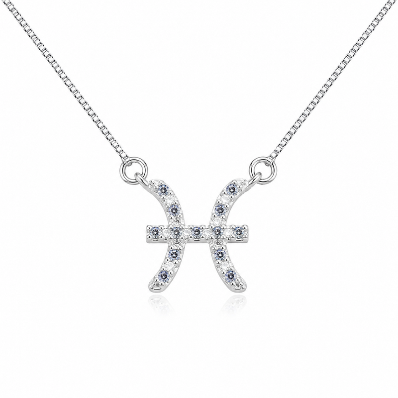 Colar Signo Peixes Prata 925