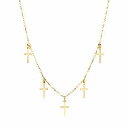 Choker Cartier Cruz Ouro 18k