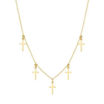 Choker Cartier Cruz Ouro 18k