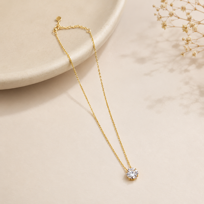 Colar Ponto de Luz na Cartier MontClair Ouro 18k