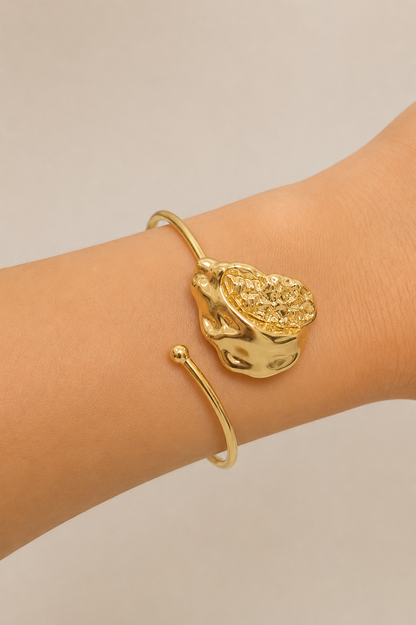 Bracelete Nuance Coração Lisa Ouro 18k