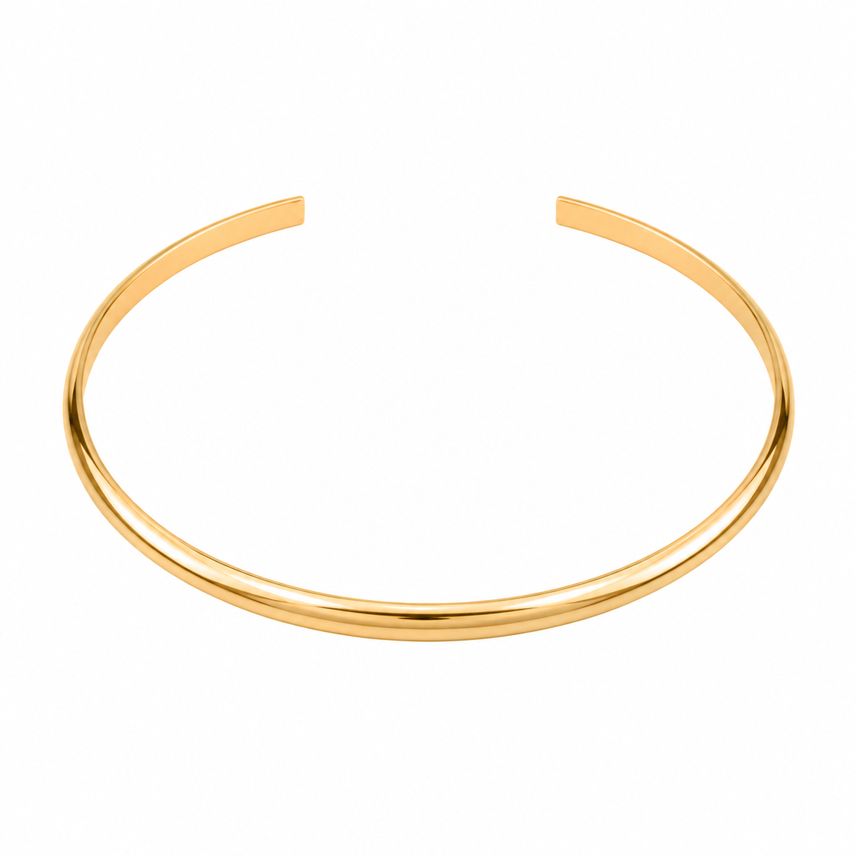 Choker Aro Liso 5,6MM Ouro 18k
