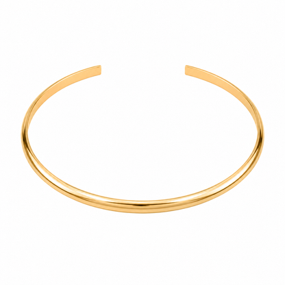 Choker Aro Liso 5,6MM Ouro 18k