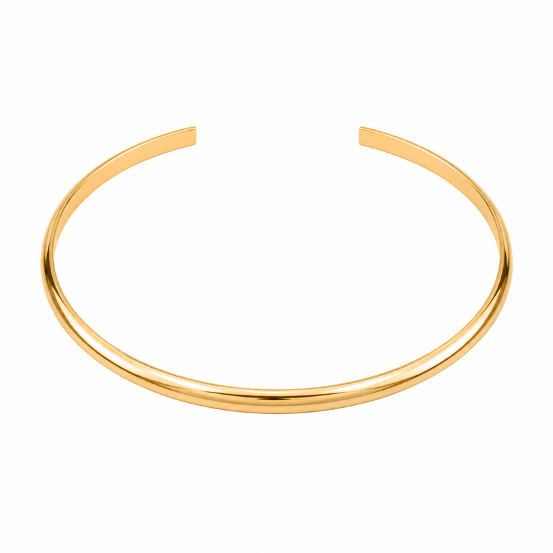 Choker Aro Liso 5,6MM Ouro 18k