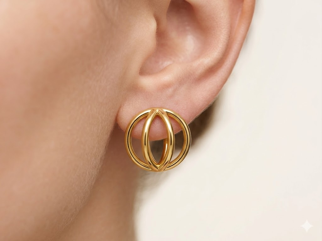 Brinco Órbita Ouro 18k