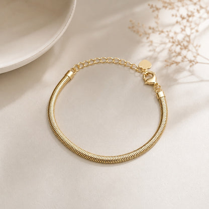 Pulseira Fio Alemão 4mm Ouro 18k