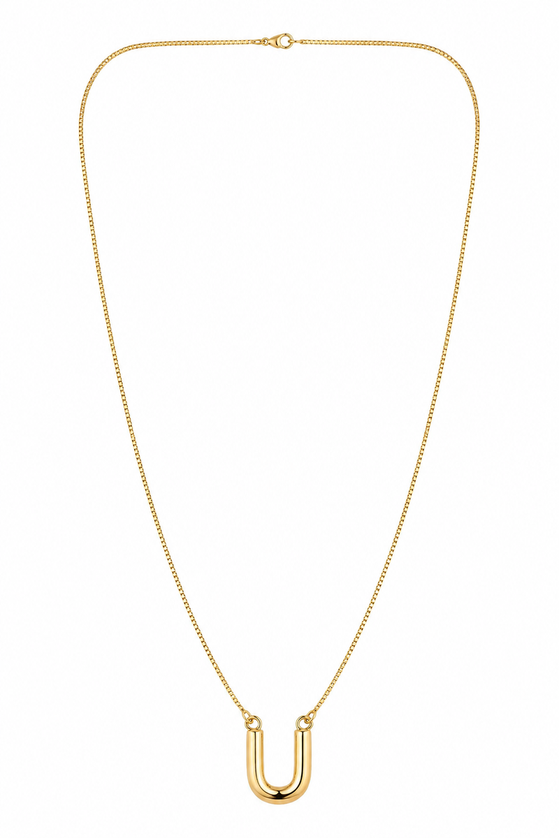 Colar "U" Ouro 18k