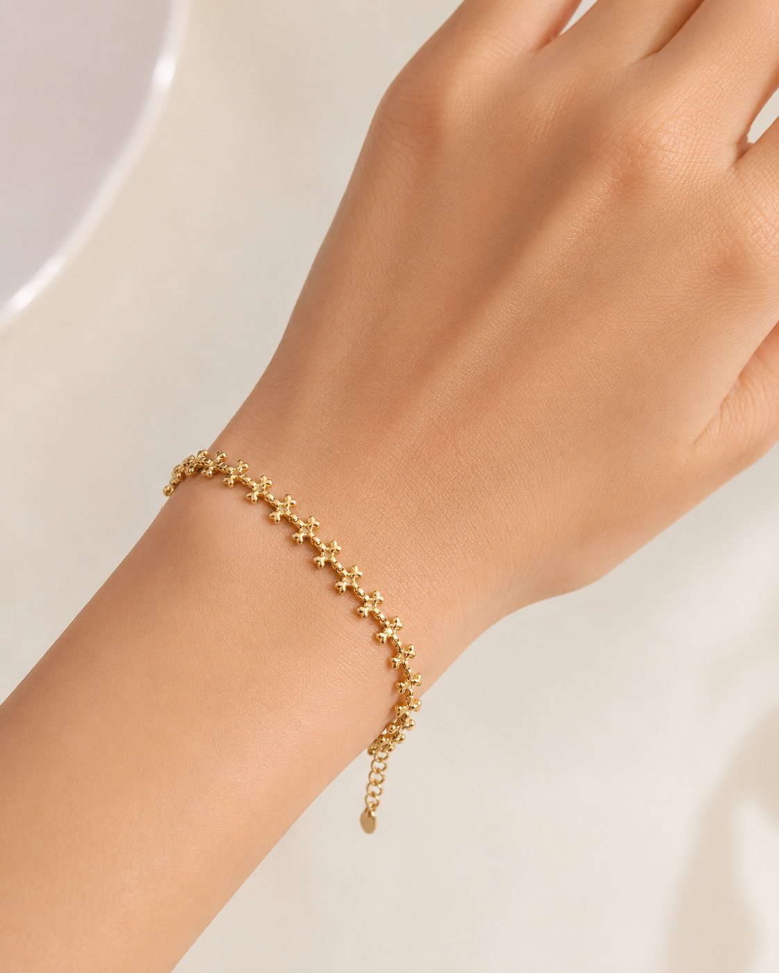 Pulseira Mini Duplo Coração MontClair Ouro 18k