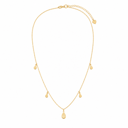 Choker Cartier Chapinha com Gotinha Ouro 18k