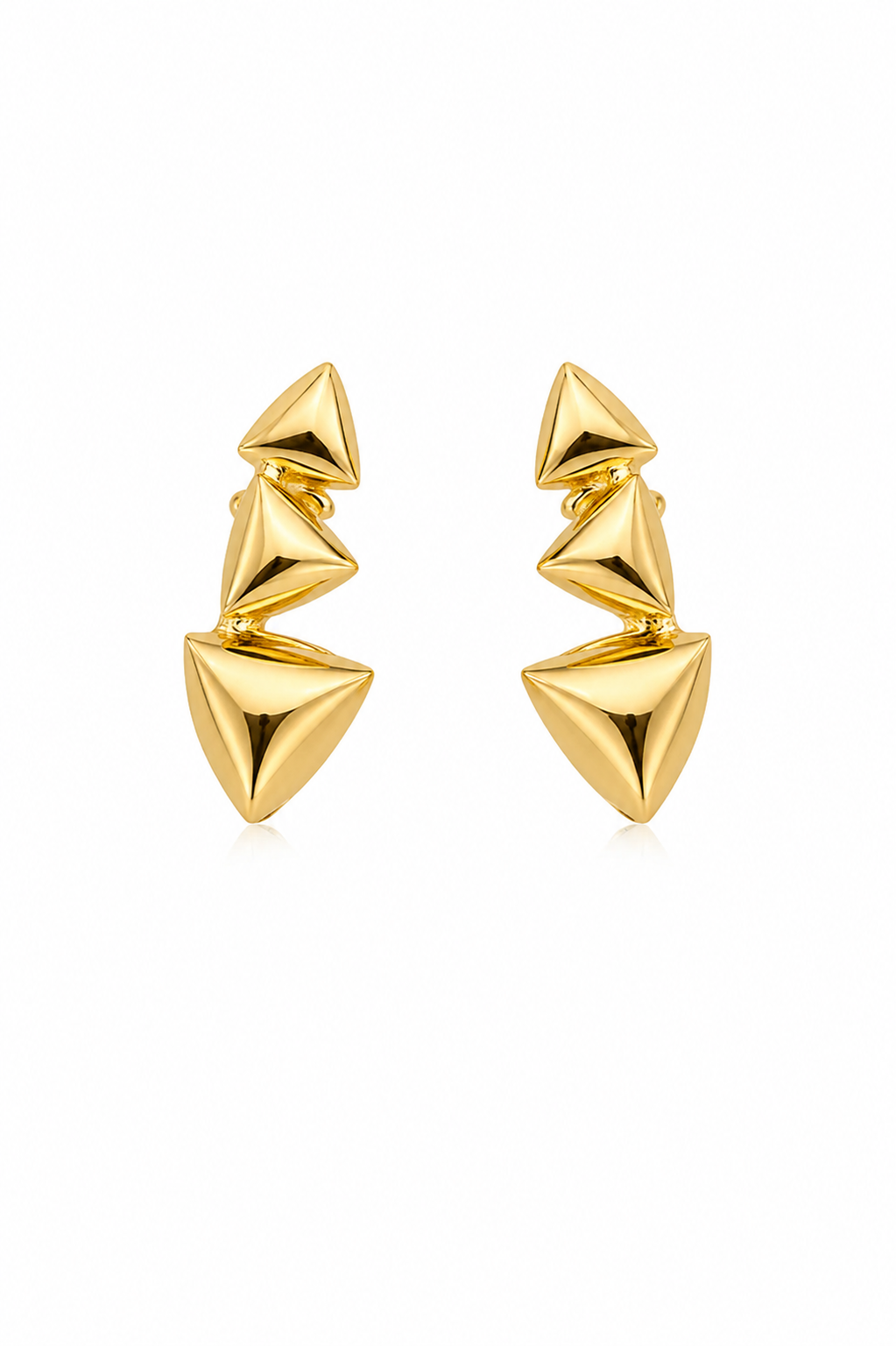 Brinco EarCuff Desregular Ouro 18k