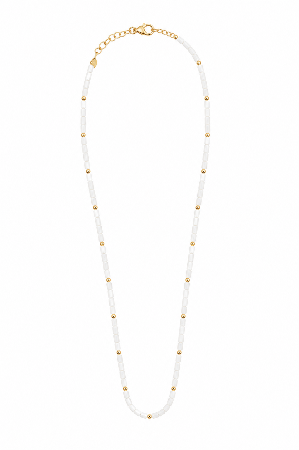 Colar Madre Pérola Bolinha Ouro 18k