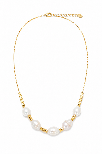 Colar Pérola Barroca Ouro 18k